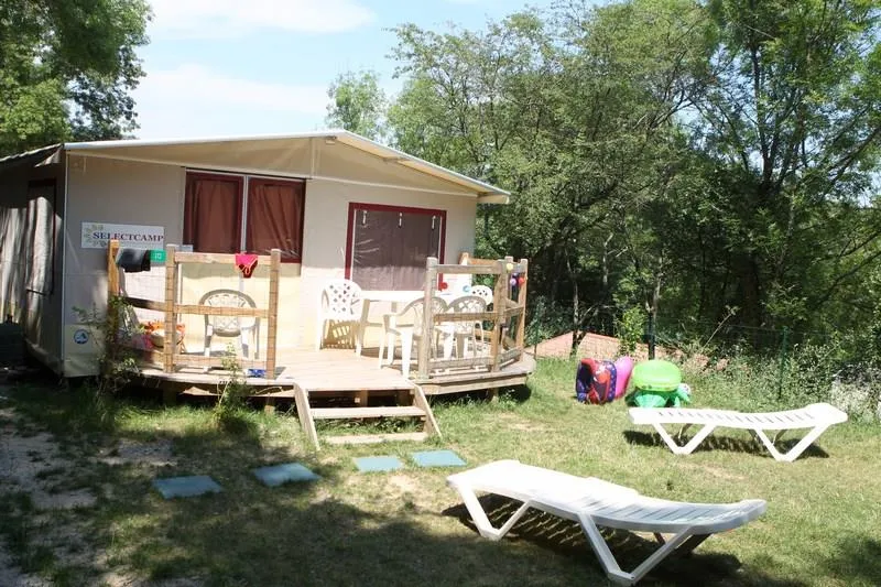 Tente Lodge 27m² 2ch. – 5pers. - Ardèche Camping